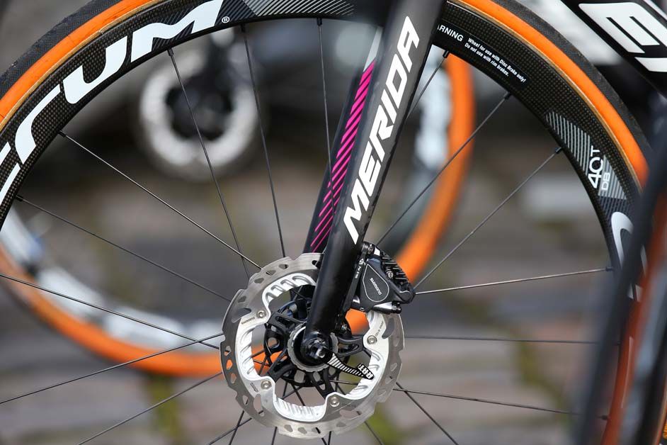 Lampre Merida are riding disc brakes