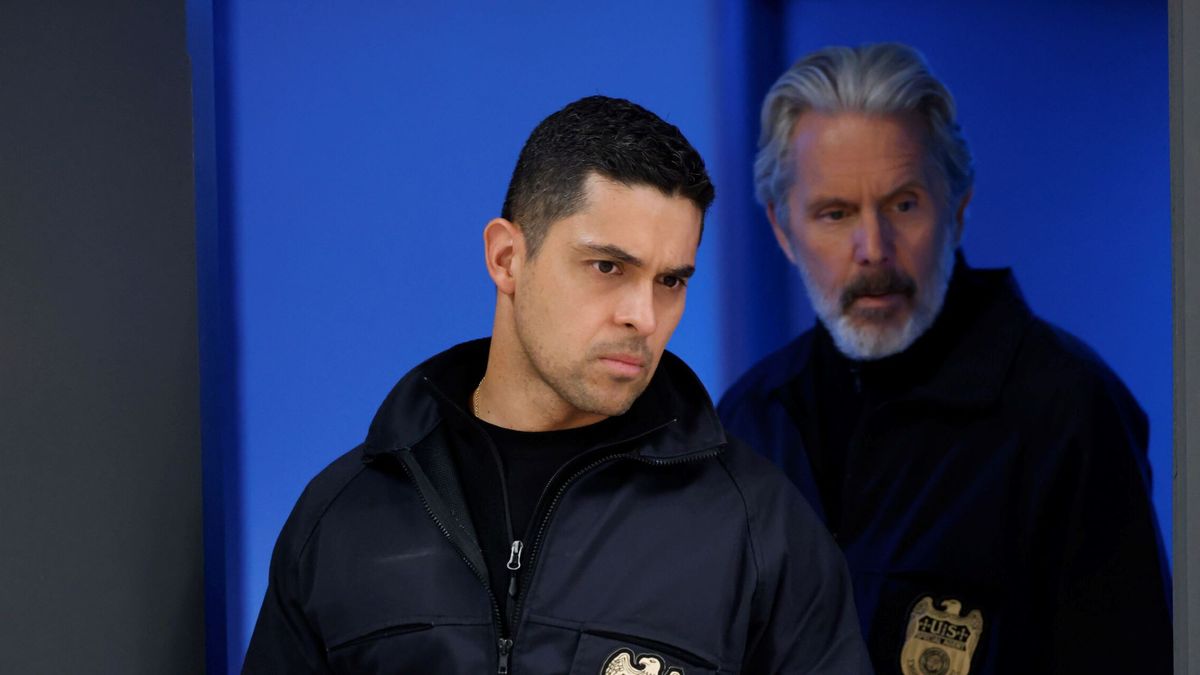 Wilmer Valderrama and Gary Cole in NCIS