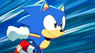 Sonic running in Sonic Origins