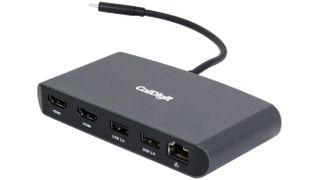 CalDigit Thunderbolt 3 Mini Dock with USB cable attached