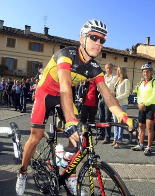 Philippe Gilbert (Lotto) at the start