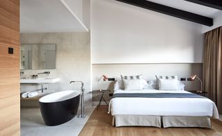 Nakar Hotel — Mallorca, Spain - bedroom with open-plan en suite