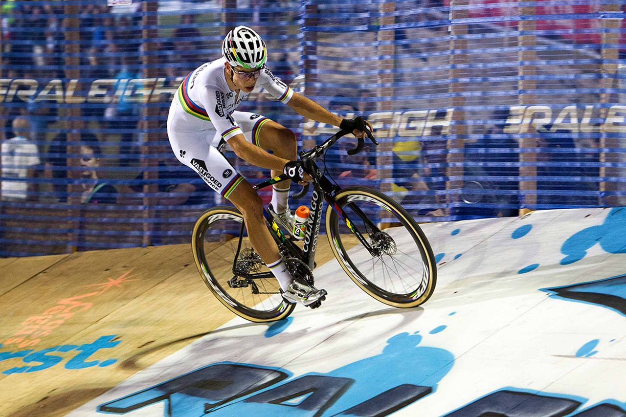 Wout Van Aert in action at CrossVegas.
