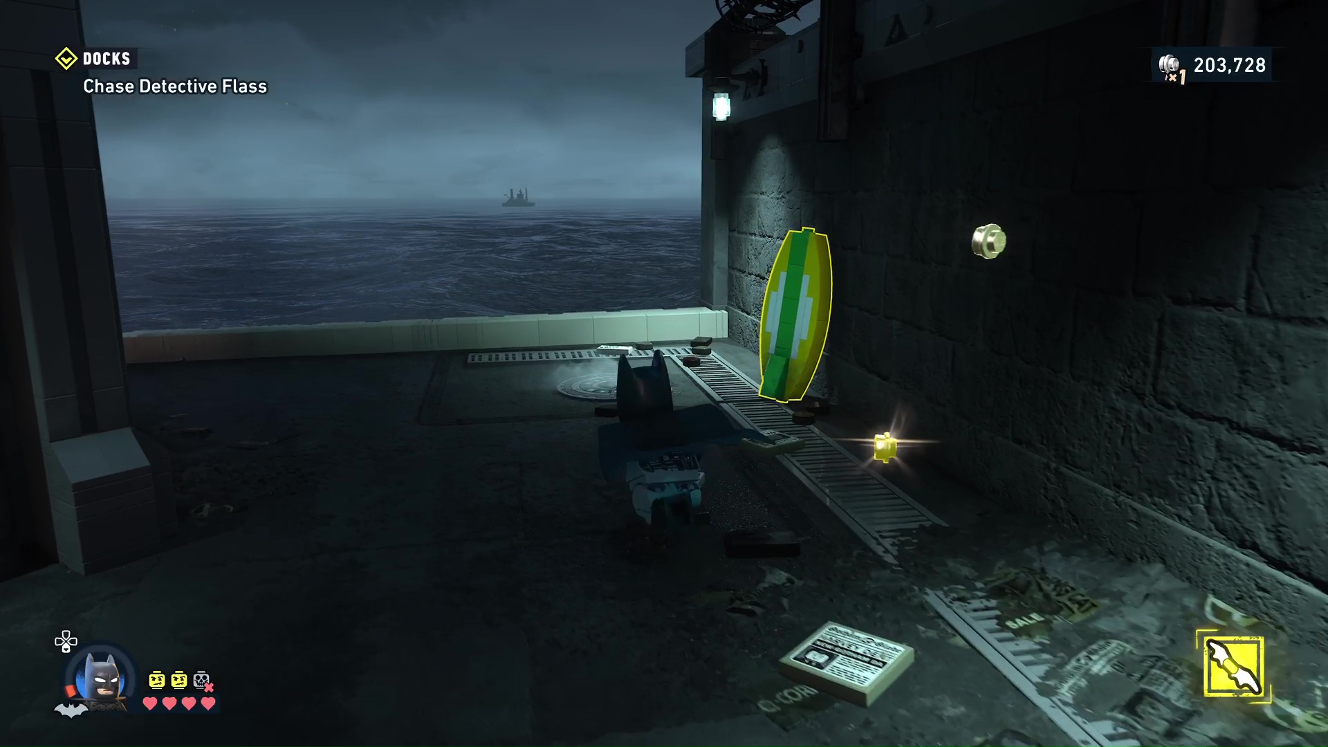 Surfboard locations in Lego Batman Legacy of the Dark Knight