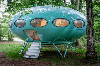 Futuro House as installed at Marston Park