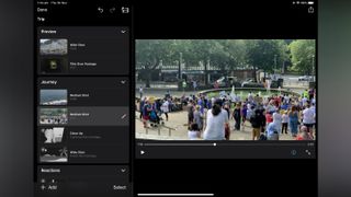 Apple iMovie for iOS during our tests