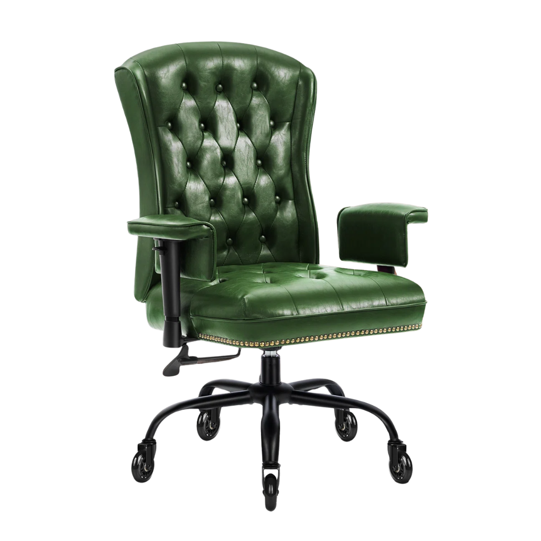 Red Barrel Studio&amp;reg; , Carraton Button-Tufted Upholstered Office Chair