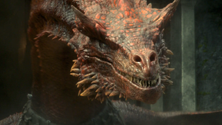 House of the Dragon TV show image showing dragon