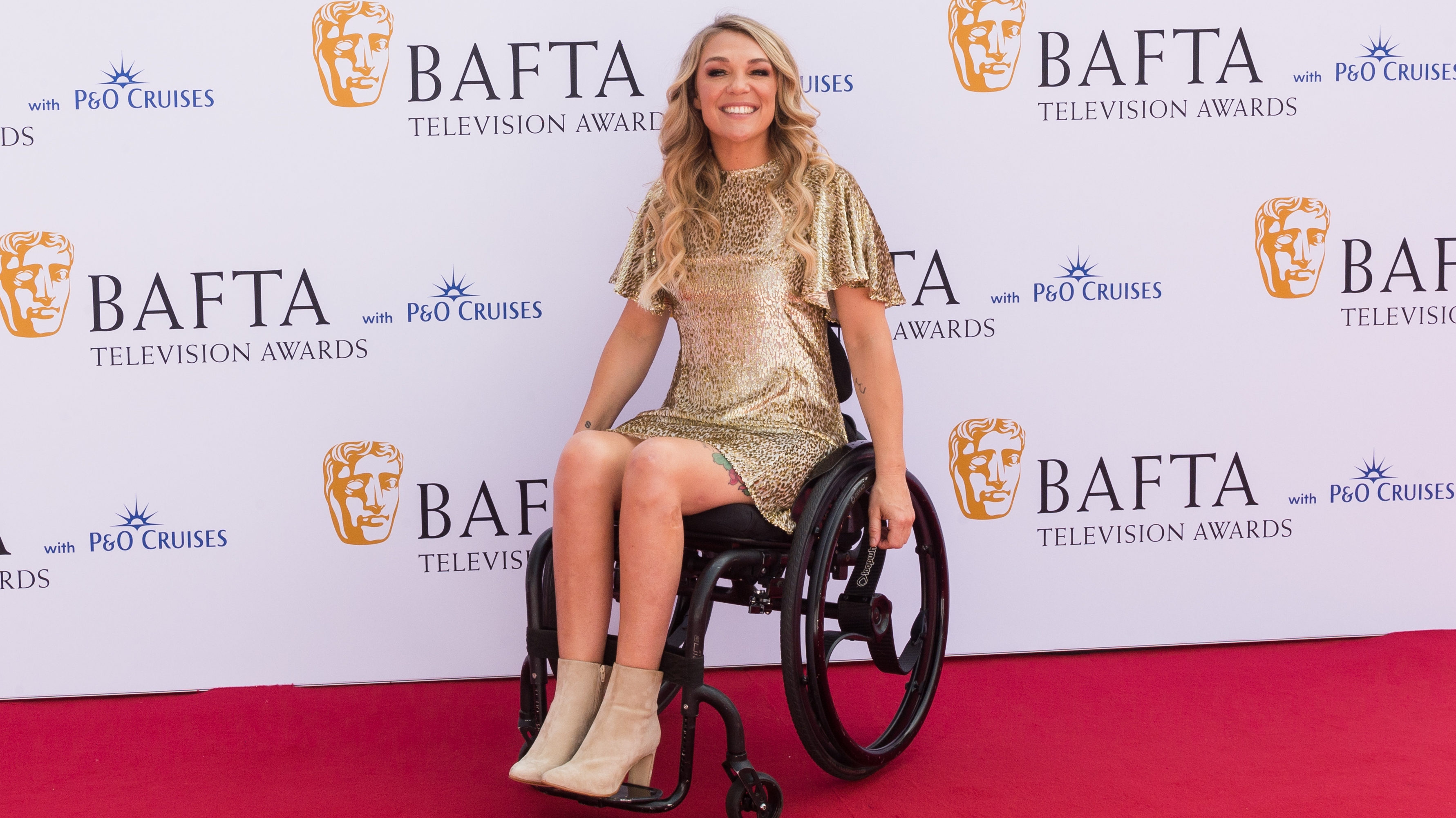Sophie Morgan attends the BAFTA Television Awards
