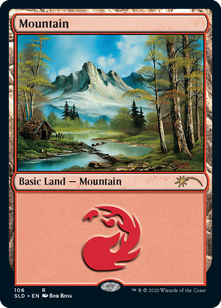 Magic: The Gathering Bob Ross cards