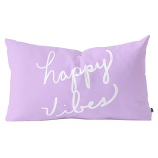 Lisa Argyropoulos Happy Vibes Lumbar Throw Pillow