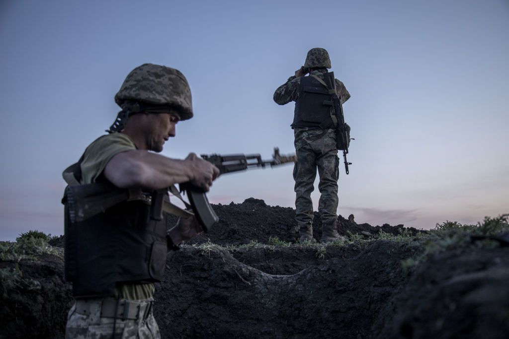 Ukrainian soldiers