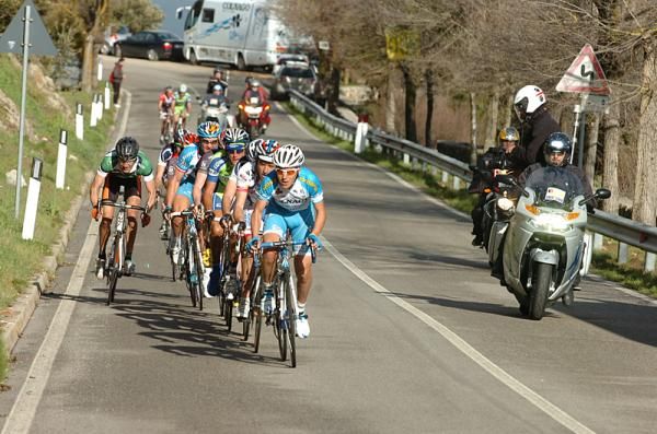 Domenico Pozzovivo (Colnago - CSF Inox) at the front
