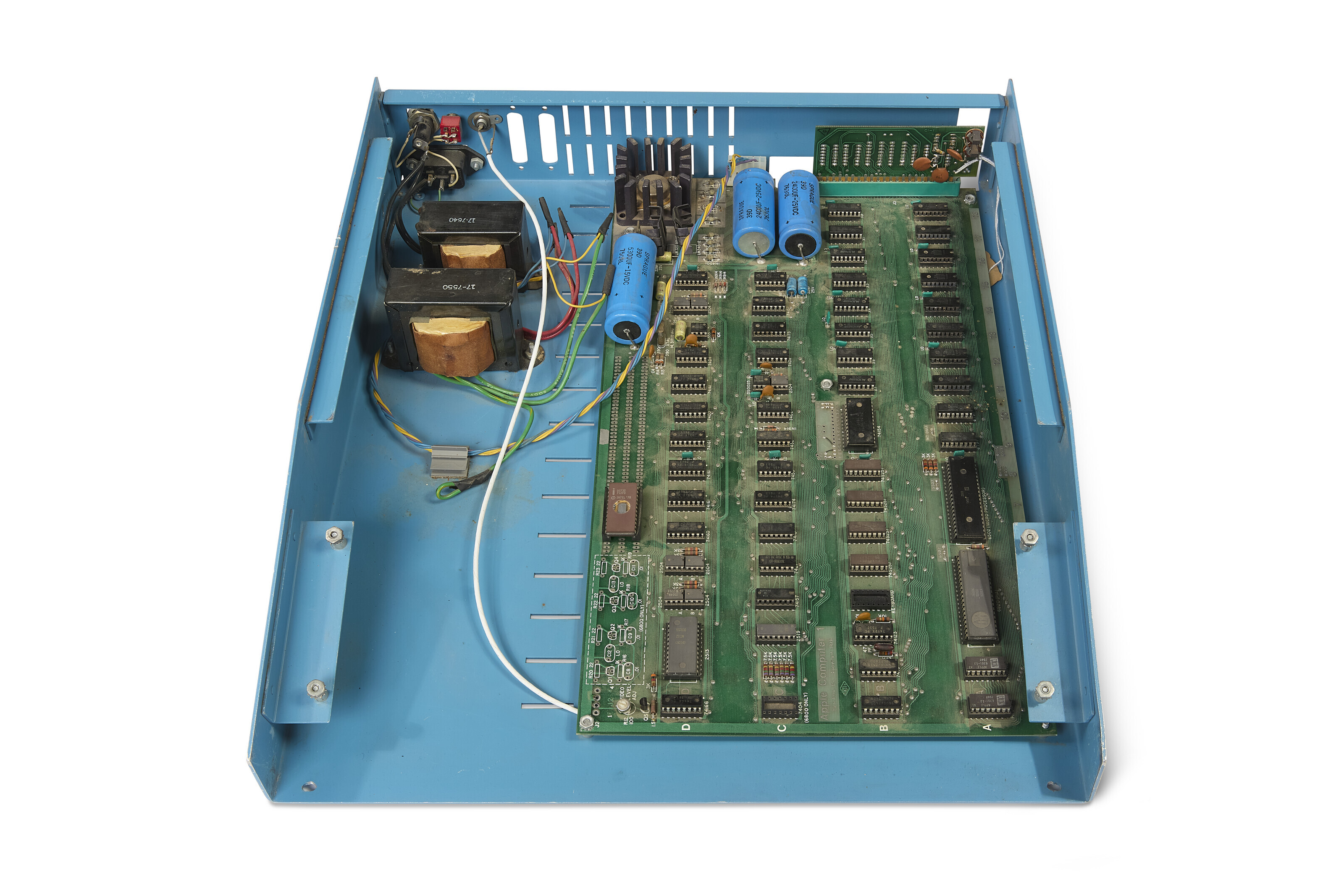 Inside the company's Apple 1 demo unit, sold by Christies in September 2024 for $945,000