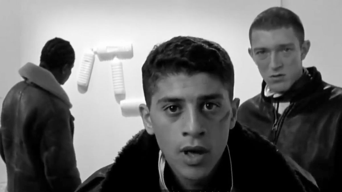 Vincent Cassel, Saïd Taghmaoui, and Hubert Koundé in La Haine