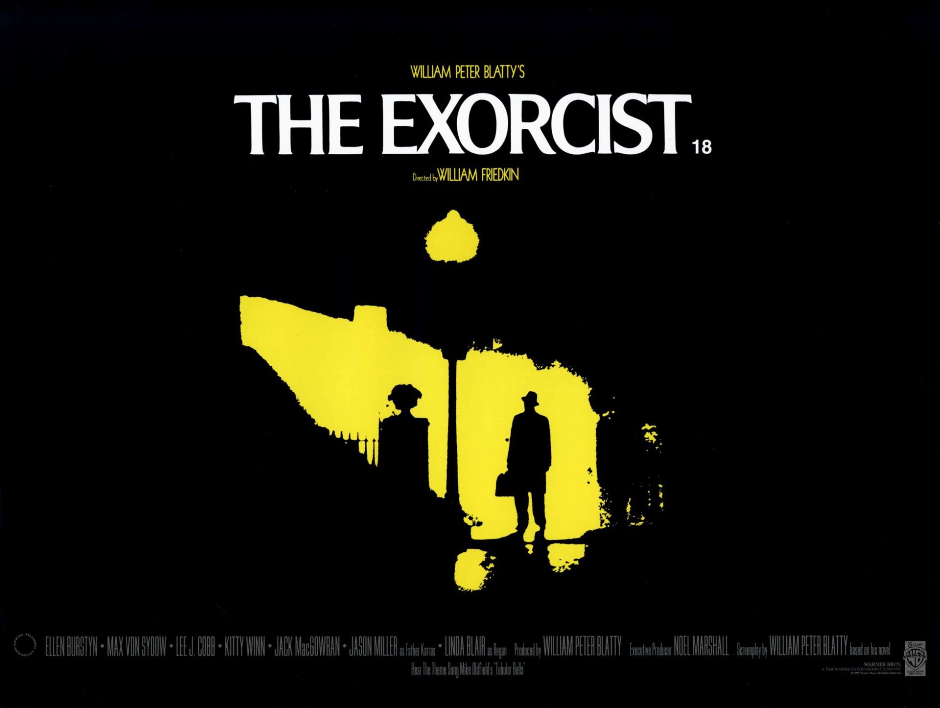 MAX VON SYDOW FILM POSTER, THE EXORCIST, 1973