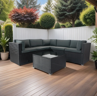 outdoor storage seating group