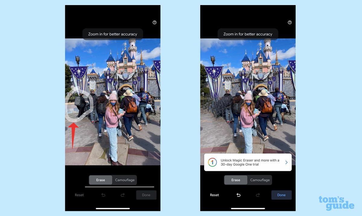 How to use Magic Eraser on your iPhone with Google Photos Tom's Guide