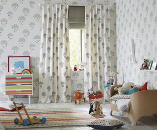 nursery curtains by Scion