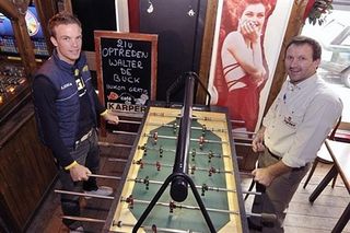 Track cyclist Iljo Keisse and his father Ronny Keisse