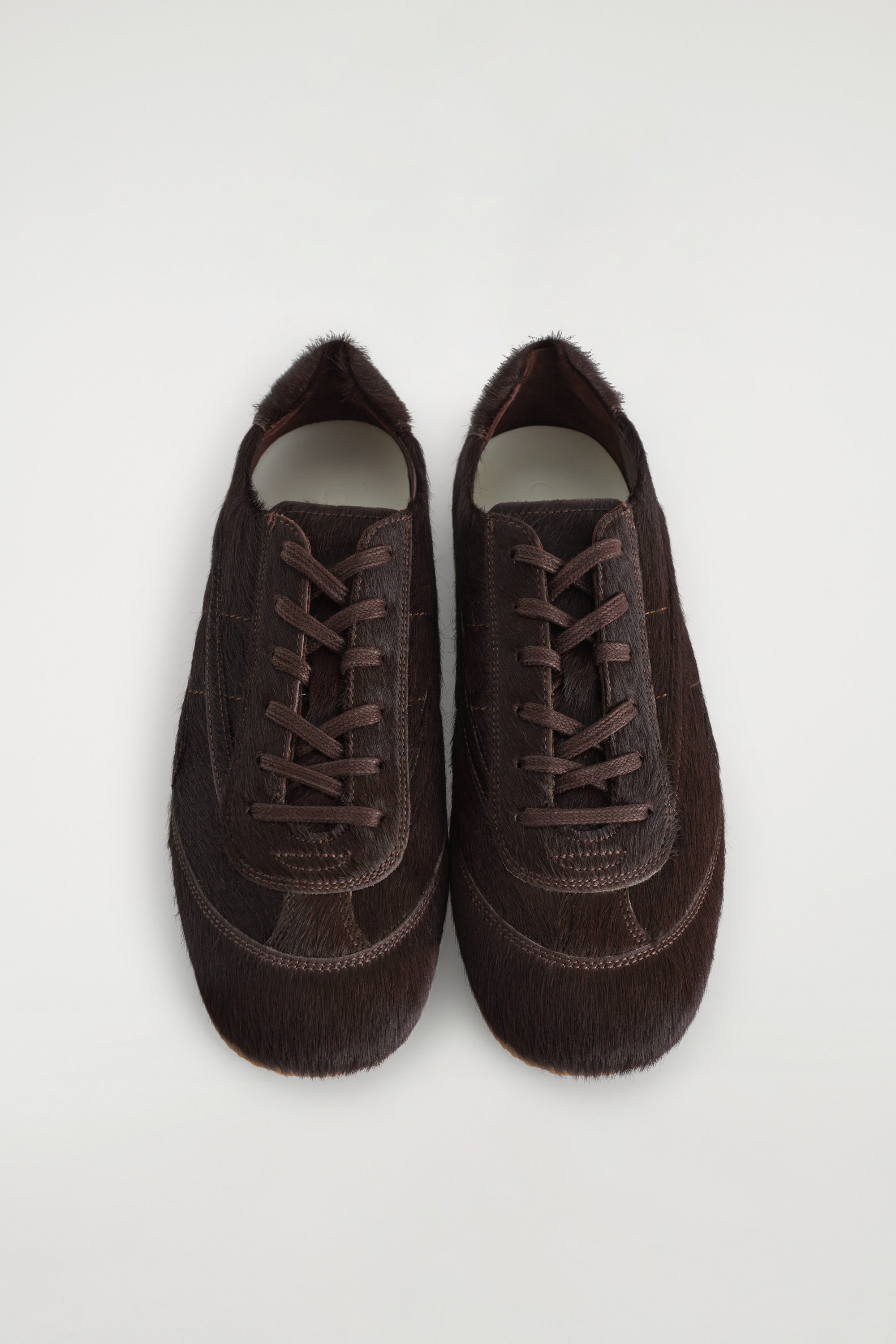 Minimal Pony Hair Trainers