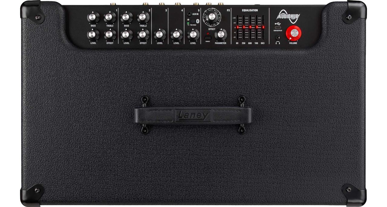 Laney Audiohub Lineup: combos for guitars, bass, keyboards, e-drums and more