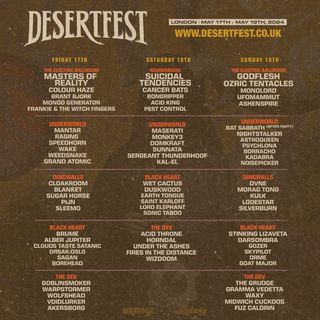 Desertfest 2024 poster