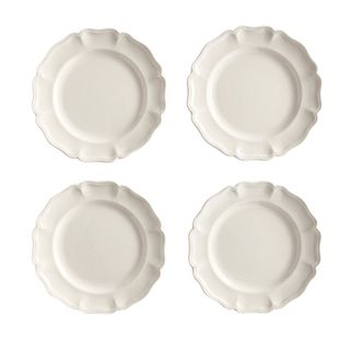 Heirloom Scalloped Bread Plates