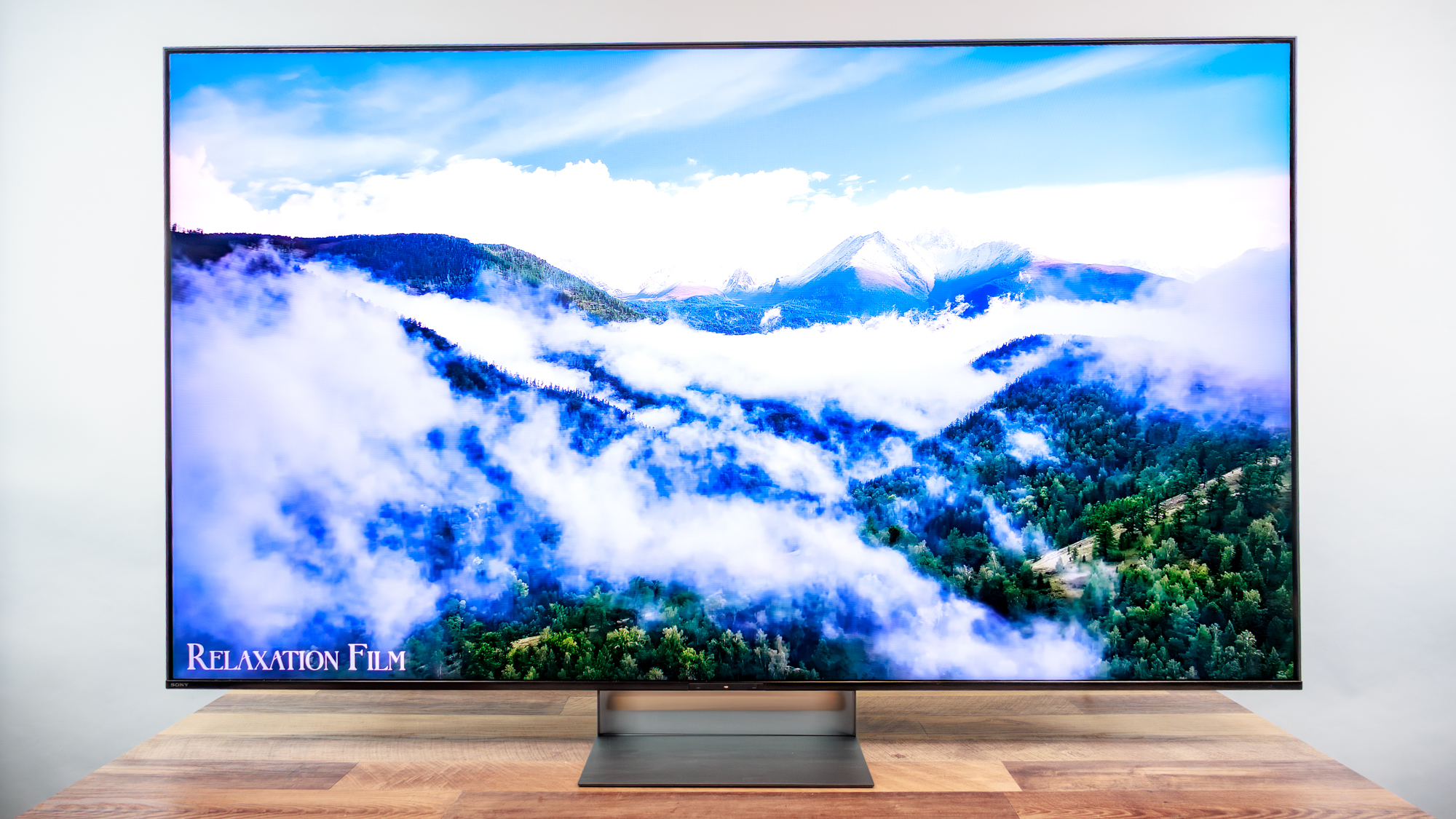 Sony Bravia 7 II True RGB TV on a desk
