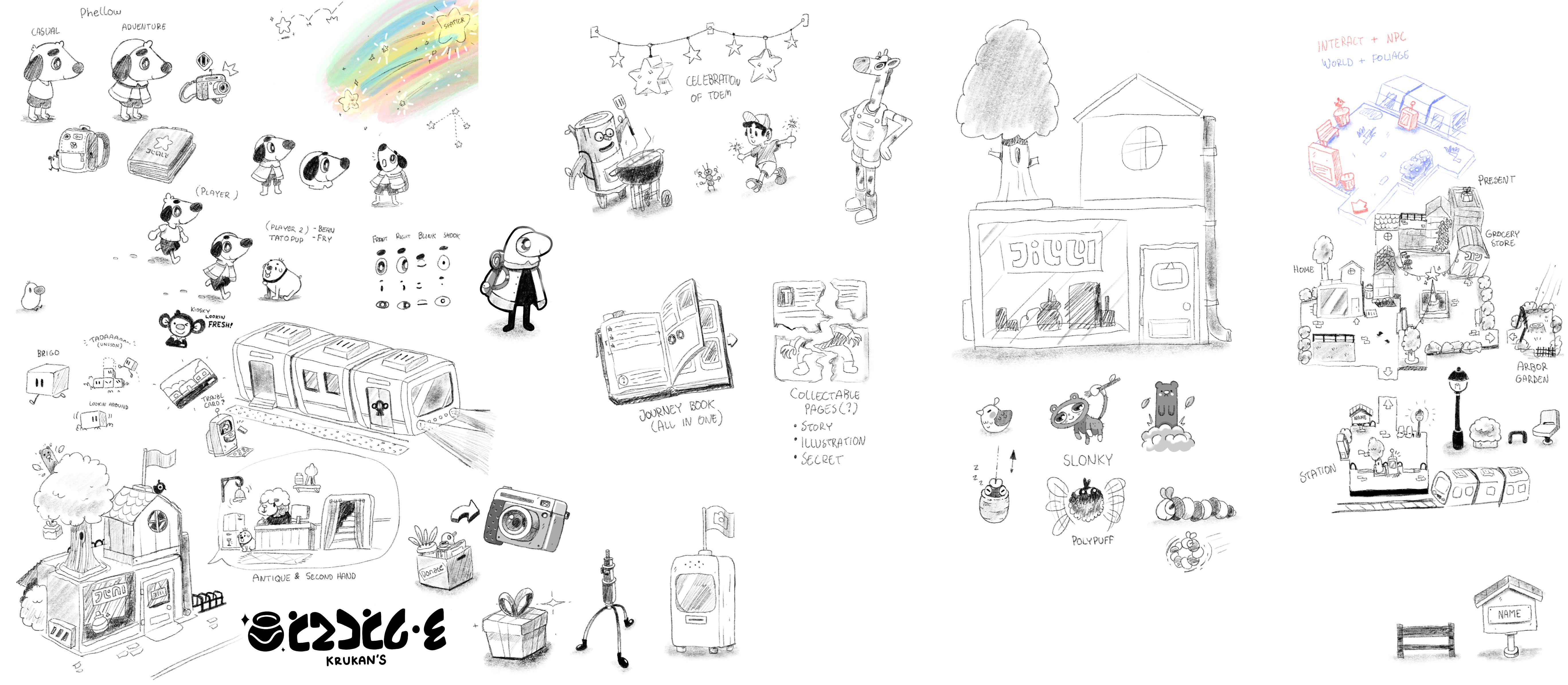 Toem 2; a black and white pixel art game