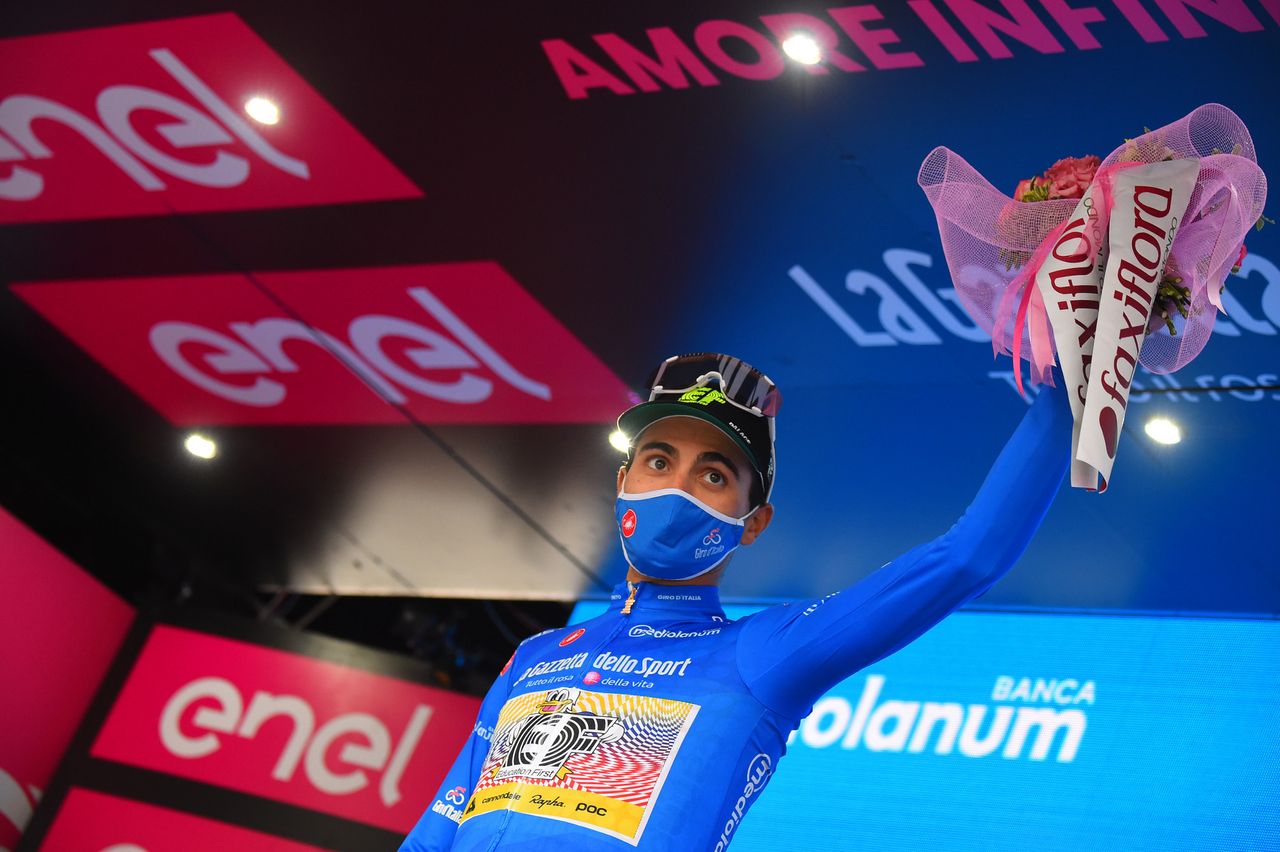 Giro dItalia 2020 103th Edition 14th stage Conegliano Valdobbiadene 341kmm 17102020 Ruben Guerreiro POR EF Pro Cycling photo Dario BelingheriBettiniPhoto2020