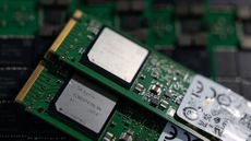 A pair of solid state drives