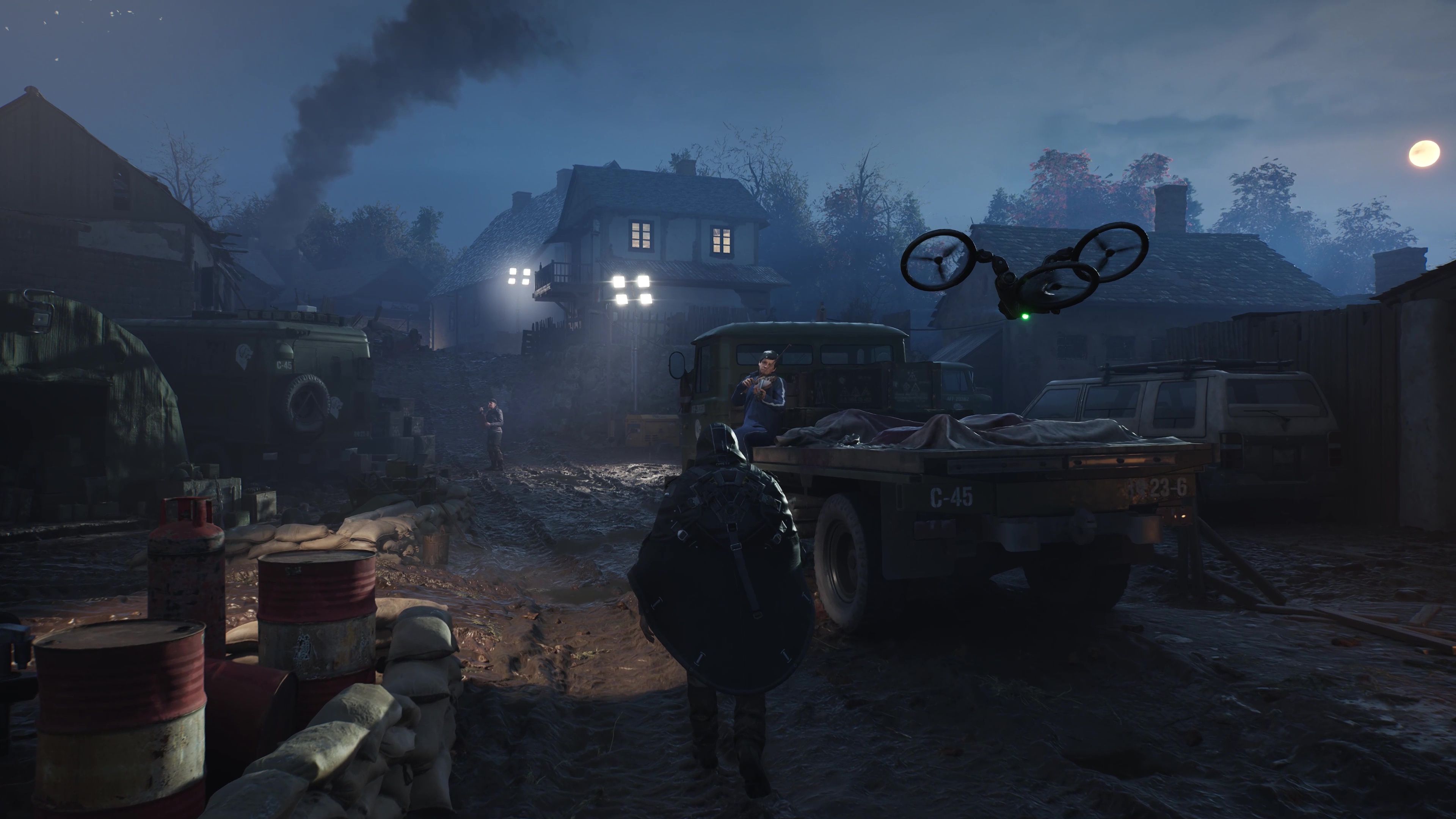 Remi enters the village of Jova in Hell is Us