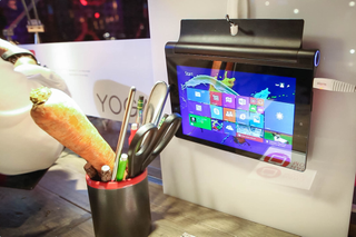 Lenovo Yoga Tablet 2 with AnyPen hanging
