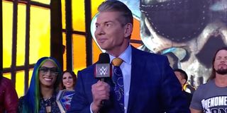 Vince McMahon at WrestleMania 37 WWE