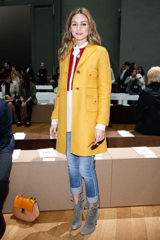 Olivia Palermo Front Row At Paris Fashion Week, 2015