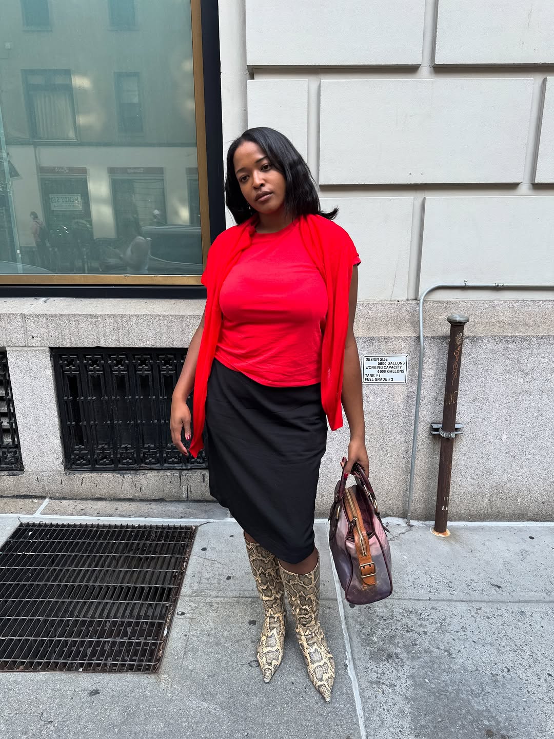 pencil skirt with boots outfit