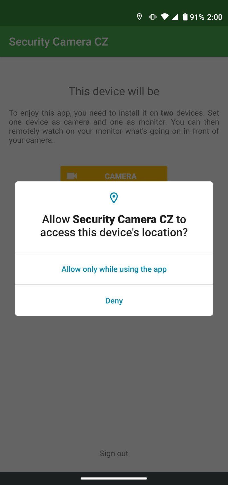 Security Camera CZ Camera