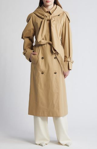 Hooded Trench Coat