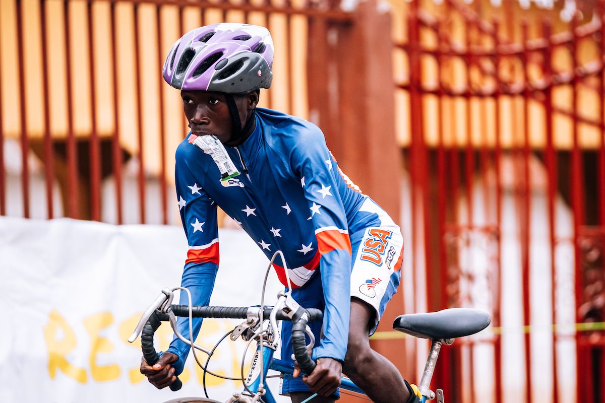 Picture by Oskar ScarsbrookSWpixcom 2630042023 Cycling SIS Science in Sport Tour de Lunsar 2023 Sierra Leone Africa
