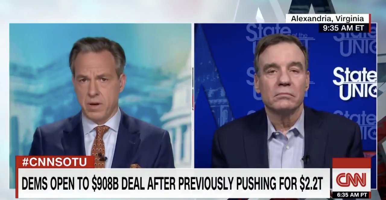 Jake Tapper and Mark Warner.