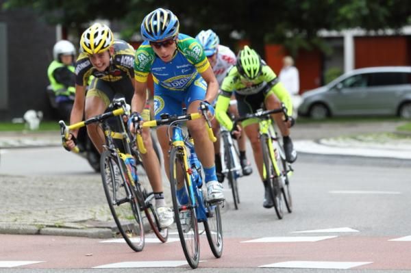 The decisive group broke away at half distance - Trixi Worrack (AA Drink), Maaike Polspoel (Topsport Vlaanderen 2012), Marta Bastianelli (SC MCipollini Giordana) and Linda van Rijen (Skil-Koga Cycling Team)
