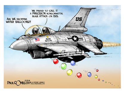 Editorial cartoon cartoon ISIS world