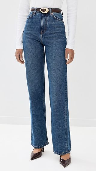 Reformation Wilder Stretch High Rise Wide Leg Jeans