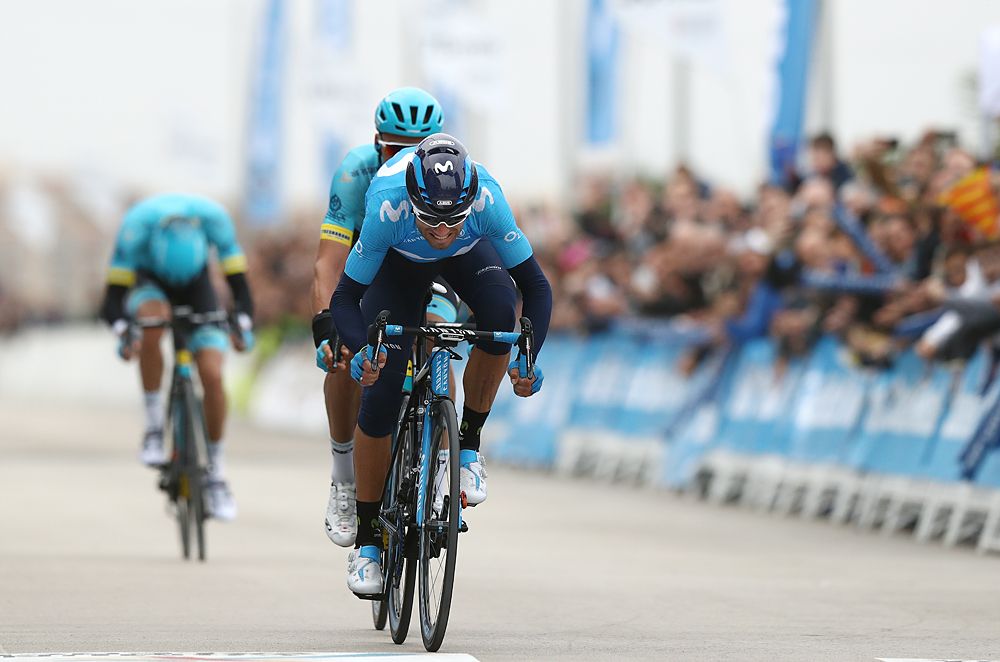 Alejandro Valverde (Movistar) wins breakaway sprint to take overall lead at Volta a la Camunitat Valenciana