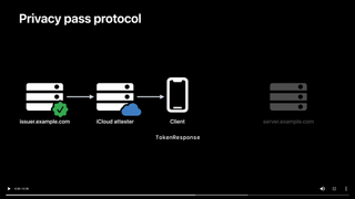 A diagram of how Private Access Tokens work