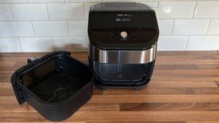 The Instant Vortex Plus 6-in-1 air fryer with ClearCook and OdourEase with the frying basket removed