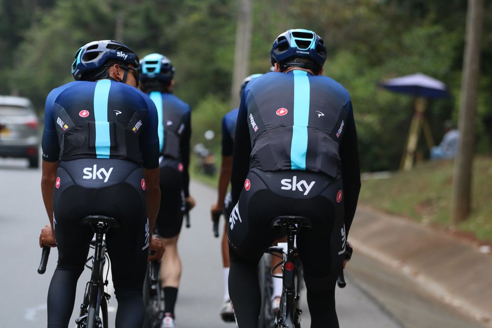 The Sky riders head out