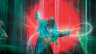 Magnifico Giganticus playing his intoxicating music in Foundation season 3 episode 3