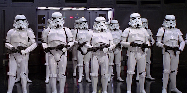 A Line of Stormtroopers